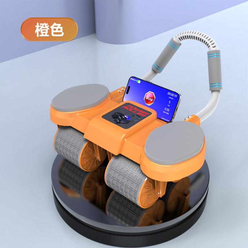 Ab Roller Wheel With Elbow Support - 4륜 팔꿈치 지지형 강화 휠, 복근
